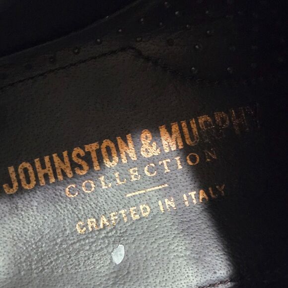 JOHNSTON‎ & MURPHY COLLECTION Mens CHUKKA Boots Size 10.5M Dark Blue Suede Ankle main image 5